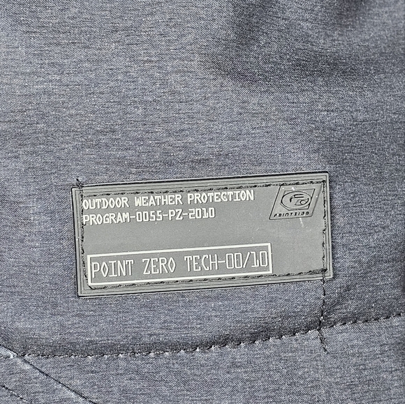Point Zero Men's Dark Grey Soft Shell PZONM Series Jacket Size XL - Picture 11 of 16